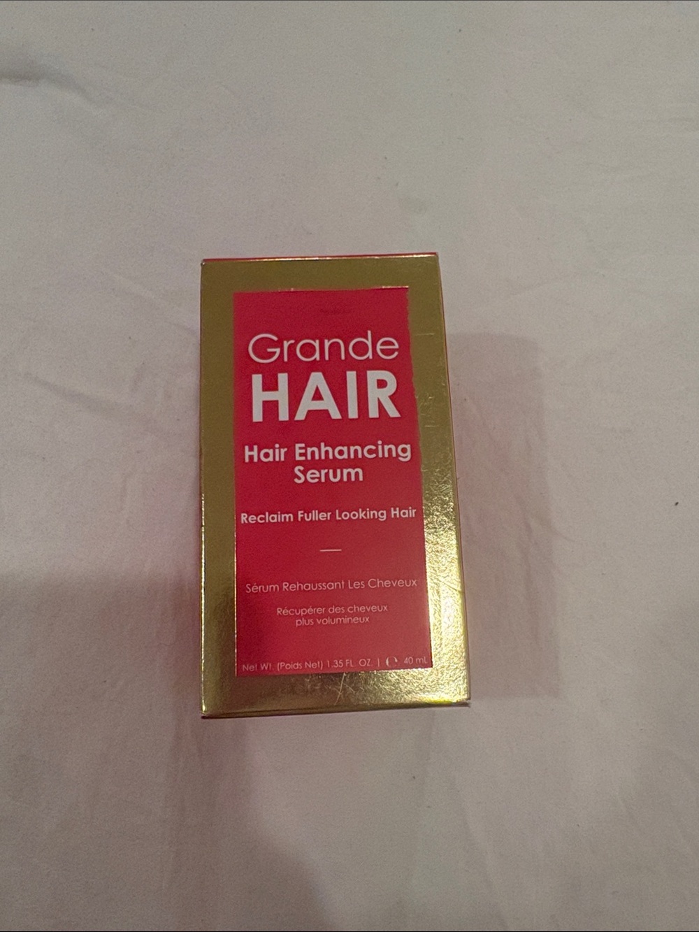 Grane GrandeHAIR Hair Enhancing Serum - Pink & Gold Packaging